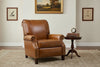 Image of Hanover "BIG MAN" Pillow Back Leather Recliner - Relax In Oversized Comfort