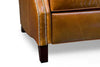 Image of Hanover Leather Recliner With Nailhead Trim - Luxurious Comfort With Classic Elegance