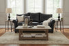 Image of Harmon XL 90 Inch Arched Back 8-Way Hand Tied Leather Grand Scale Sofa w/ Nailhead Trim