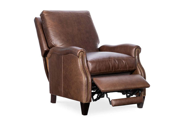 Harrington Leather Pillow Back Recliner Chair