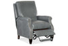 Image of Harrington Leather Pillow Back Recliner Chair