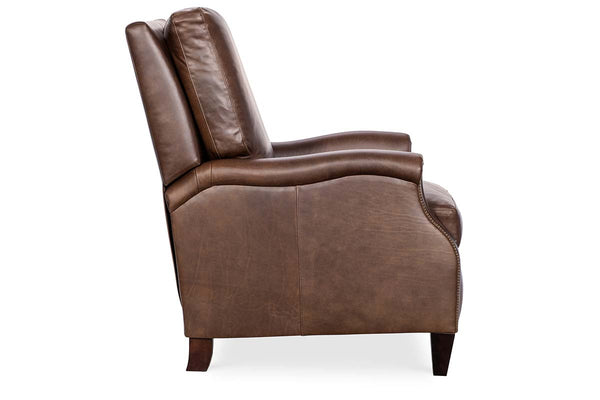 Harrington Leather Pillow Back Recliner Chair