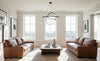 Image of Harrison 88 Inch Leather Deep Seat Contemporary Queen Sleeper Sofa