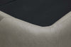 Image of Haven Queen & King Contemporary Leather Platform Wing Bed
