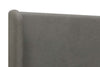 Image of Haven Queen & King Contemporary Leather Platform Wing Bed