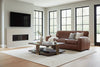 Image of Hayden 81 Inch Contemporary Leather Sofa
