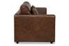 Image of Haywood 84 Inch Modern Small Leather Sofa