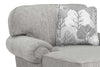 Image of Heather 8-Way Hand Tied Traditional Fabric Pillow Back Rolled Arm Chaise Lounge