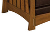 Image of Highland White Oak Mission Style Reclining Leather Seating Collection