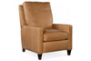 Image of Holden Tall Track Arm Leather Pillow Back Recliner Chair