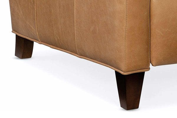 Holden Tall Track Arm Leather Pillow Back Recliner Chair