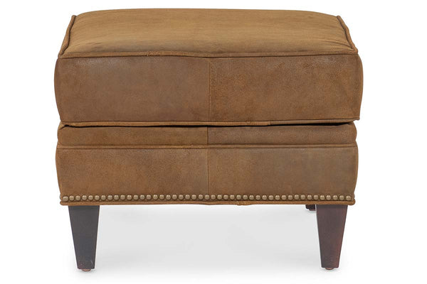 Hollis Leather Accent Club Chair