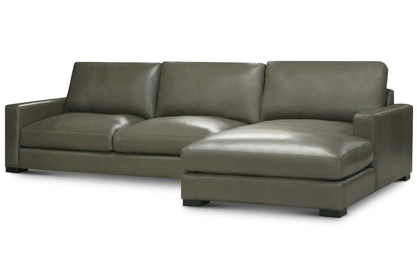 Hugh Two Piece Lounge Chaise Sectional (Version 1 As Configured)