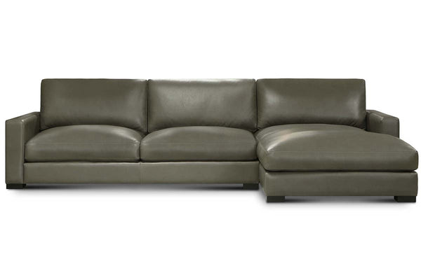 Hugh Two Piece Lounge Chaise Sectional (Version 1 As Configured)