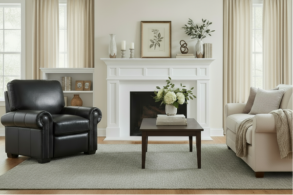 Huntington Traditional Leather Furniture Collection