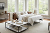 Image of Hyde 87 Inch Vintage Tufted Queen Sleeper Sofa