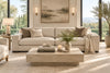 Image of Elin 97 Inch "Quick Ship" Fabric Upholstered 2 Cushion Sofa