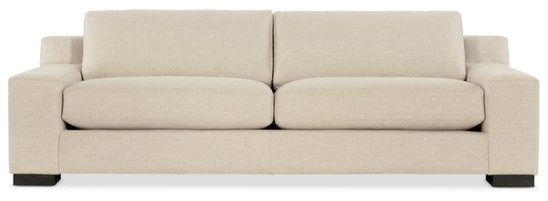 Elin 97 Inch "Quick Ship" Fabric Upholstered 2 Cushion Sofa