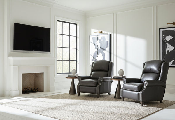 Imperial "BIG MAN" Bustle Back Leather Recliner