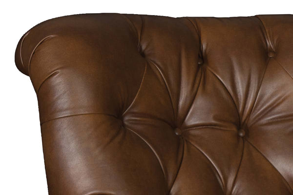 Irving Tufted Leather Club Chair
