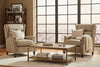 Image of Isaac Caribou Dual Power "Quick Ship" Leather Transitional Recliner