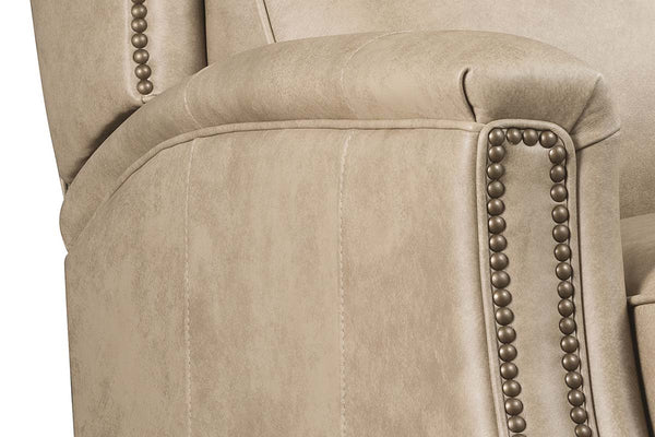 Isaac Caribou Dual Power "Quick Ship" Leather Transitional Recliner