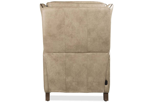 Isaac Caribou Dual Power "Quick Ship" Leather Transitional Recliner