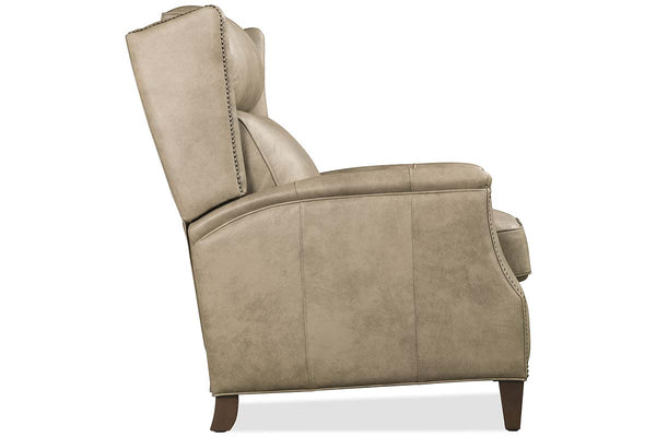 Isaac Caribou Dual Power "Quick Ship" Leather Transitional Recliner
