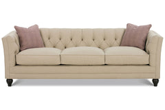 Isadore 80 Inch Fabric Button Tufted Sofa