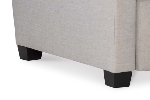 Ivy Contemporary Fabric Wingback Recliner With Inset Track Arms