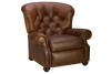 Image of Jackson "BIG MAN" Large Oversized Leather Button Tufted Recliner