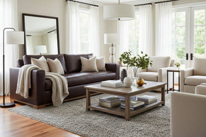 Jasper 89 Inch Track Arm Bench Seat Sofa