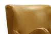 Image of Jeffrey Contemporary Sculpted Leather Swivel Accent Chair