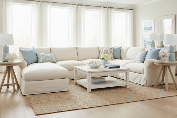 Kaley Ultra Plush Grand Scale Slipcovered Sectional