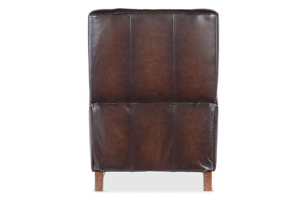 Karl Vortex Leather "Quick Ship" Tufted Push Back Recliner