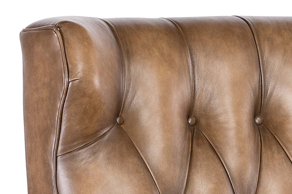 Karl Nature Leather "Quick Ship" POWER Swivel/Glider Recliner