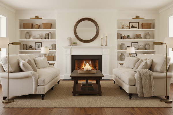 Kerrie Natural English Arm Fabric Collection