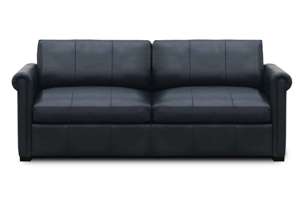 Kerwin 80 Inch Leather Transitional Queen Sleeper Sofa
