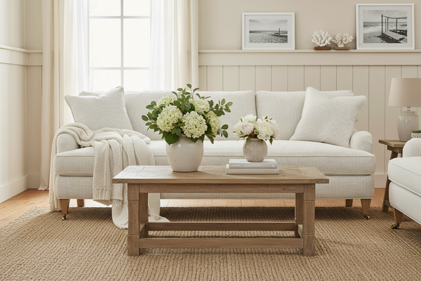 Kristen I 86 Inch English Arm Single Bench Seat Fabric Sofa