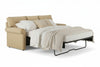 Image of Kyle 84 Inch Queen Size Convertible Sleeper Sofa with Rolled Arms