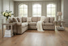 Image of Kyle Traditional Pillow Back Two Piece Fabric Sectional Sofa (As Configured)