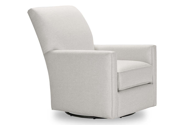 Lana "Quick Ship" 360 Degree SWIVEL/GLIDER Fabric Accent Chair