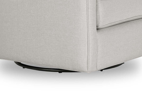 Lana "Quick Ship" 360 Degree SWIVEL/GLIDER Fabric Accent Chair