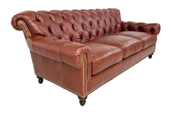 Lancaster Grand Scale 90 Inch Chesterfield Style Tufted Sofa