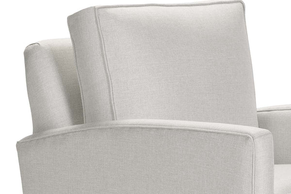 Lance "Quick Ship" 360 Degree SWIVEL/GLIDER Fabric Accent Chair