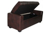 Image of Landon "Ready To Ship" 58 Inch Leather Storage Bench / Ottoman (Photo For Style Only)