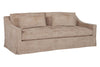 Image of Lara Driftwood 84 Inch "Quick Ship" Slipcovered Sofa