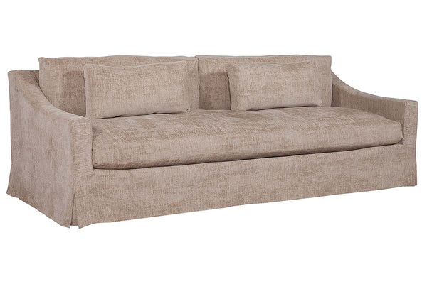 Lara Driftwood 96 Inch "Quick Ship" Slipcovered Sofa