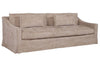 Image of Lara Driftwood 96 Inch "Quick Ship" Slipcovered Sofa