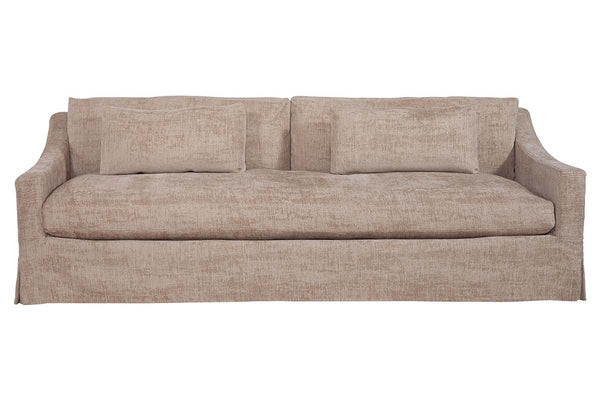 Lara Driftwood 96 Inch "Quick Ship" Slipcovered Sofa